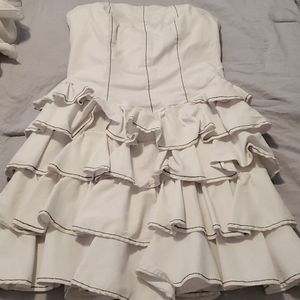 White bebe dress